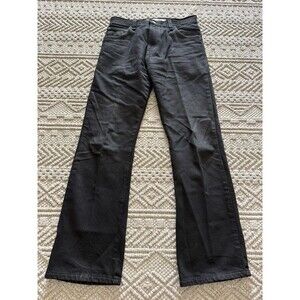 Levi's 517 Boot Cut Jeans 30X30 Black Denim Cotton Dark Wash
